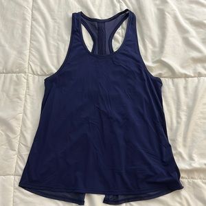 Lululemon womens size 2 navy tie back tank